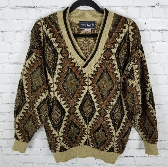 CALDWELL OF CANADA | vintage mohair wool grandpa sweater - Picture 2 of 7